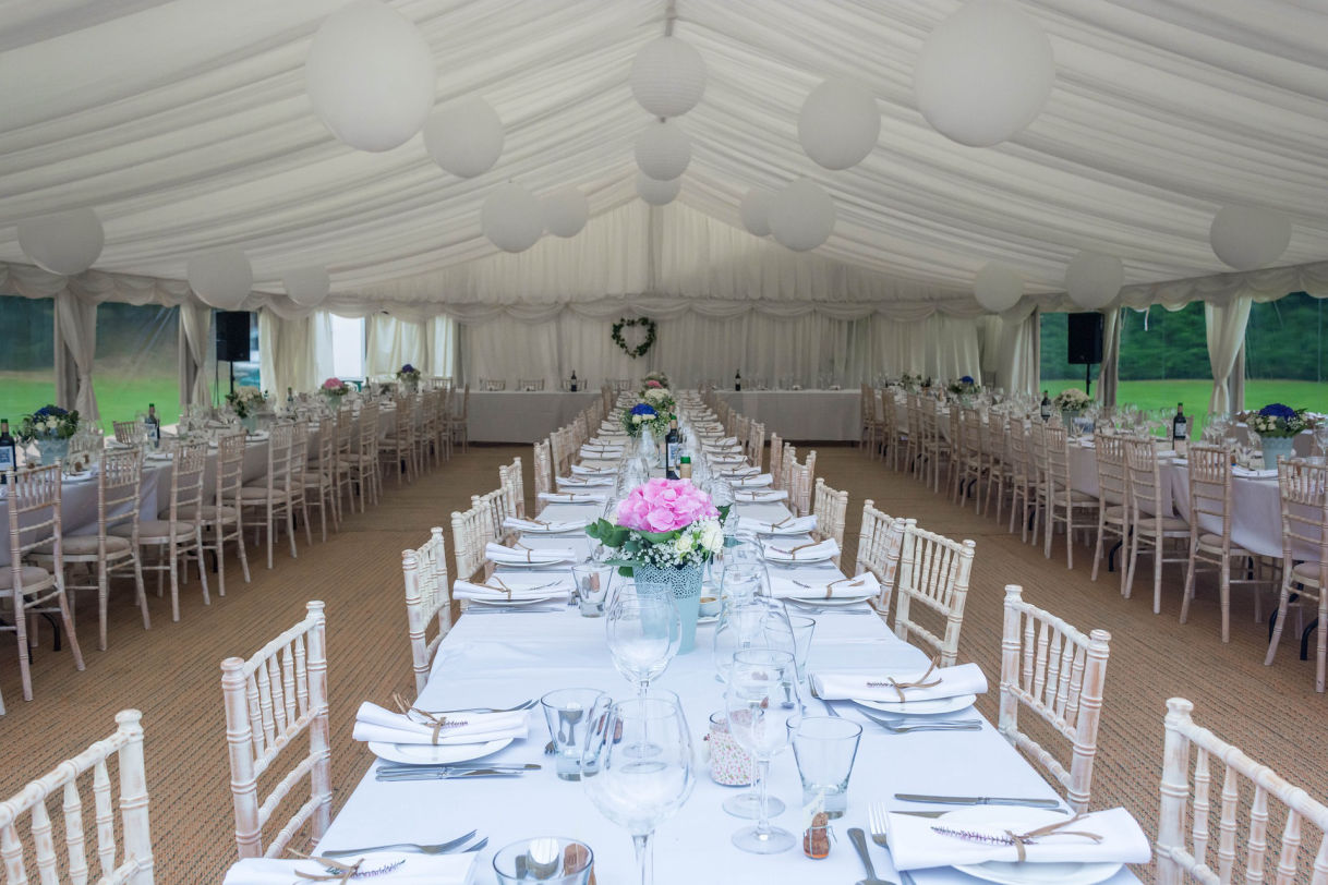 Marquee wedding